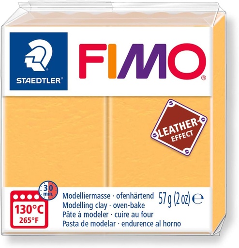 [8010-109] STAEDTLER MOD. CLAY FIMO LEATH.-EF. SAFFRON Y