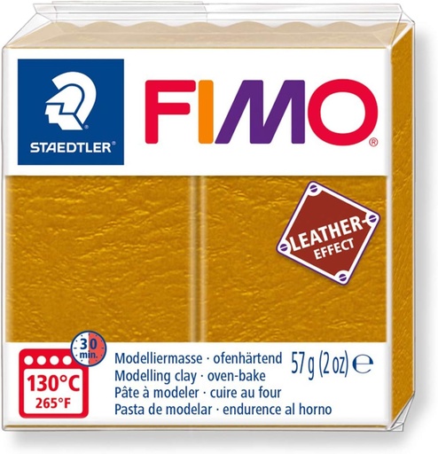 [8010-179] STAEDTLER MOD. CLAY FIMO LEATH.-EF. OCHRE