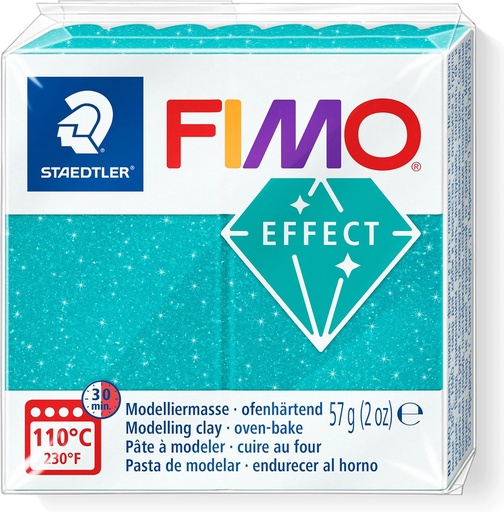 [8010-392] STAEDTLER MOD. CLAY FIMO EFFECT TURQUIOSE GAL