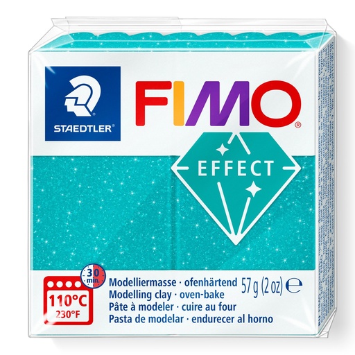 [8010-392] STAEDTLER MODELLING CLAY FIMO EFFECT 57G TURQUIOSE GALAXY 8010-392