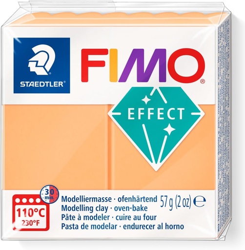 [8010-401] STAEDTLER MODELLING CLAY FIMO EFFECT 57G NEON ORANGE 8010-401