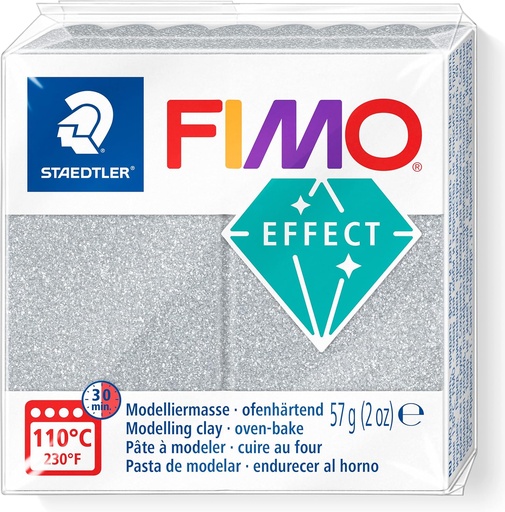 [8010-812] STAEDTLER MOD. CLAY FIMO EFFECT SILVER SPARKL