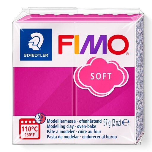 [8020-22] STAEDTLER MODELLING CLAY FIMO SOFT 57G RASPBERRY 8020-22