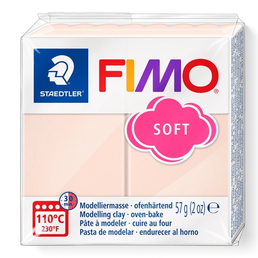 [8020-43] STAEDTLER MODELLING CLAY FIMO SOFT 57G PALE PINK 8020-43
