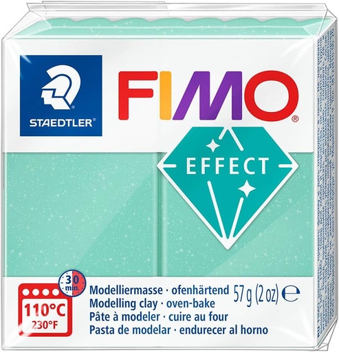 [8020-506] STAEDTLER MODELLING CLAY FIMO EFFECT 57G JADE GREEN 8020-506