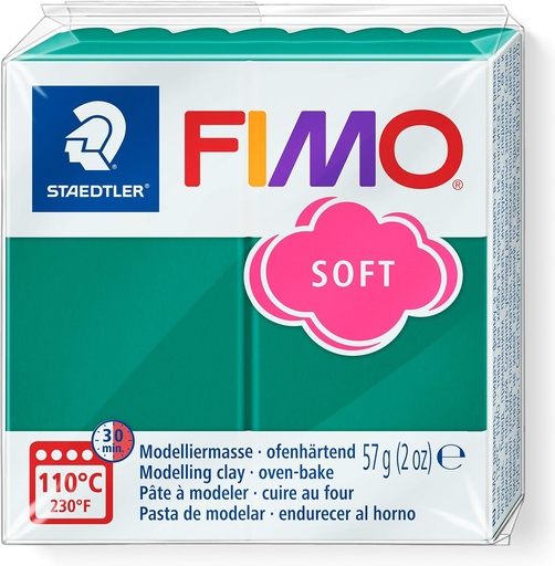 [8020-56] STAEDTLER MOD. CLAY FIMO SOFT EMERALD