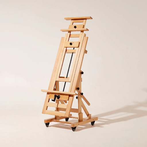 [DHJ4-Pro] MEEDEN Deluxe Studio Large Rocker Crank Heavy Duty Artist Easel-DHJ-12