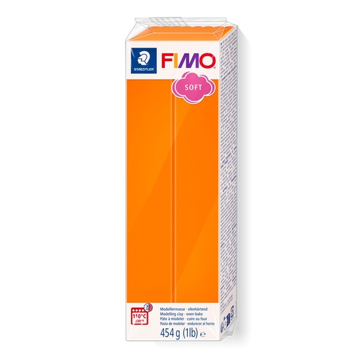 [8021-42] STAEDTLER MODELLING CLAY FIMO SOFT 454G TANGERINE 8021-42