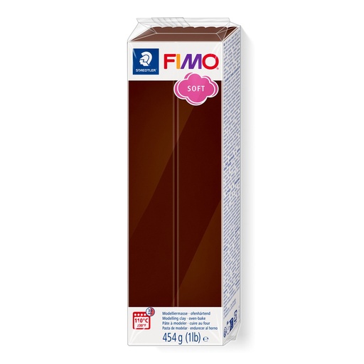 [8021-75] STAEDTLER MODELLING CLAY FIMO SOFT 454G CHOCOLATE 8021-75