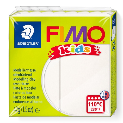 [8030-0] STAEDTLER MODELLING CLAY FIMO KIDS 42G WHITE 8030-0 