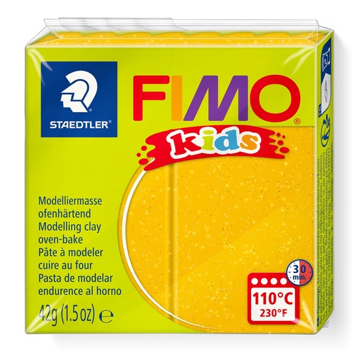 [8030-112] STAEDTLER MODELLING CLAY FIMO KIDS 42G GOLD GLITTER 8030-112