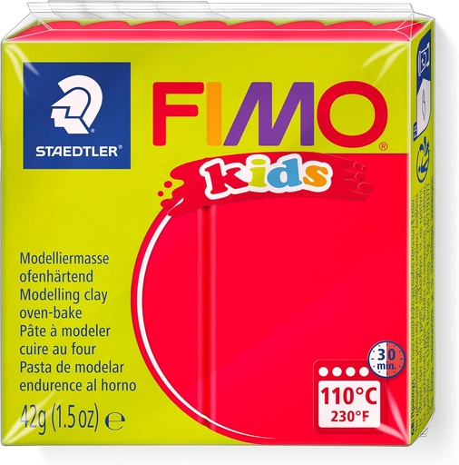 [8030-2] STAEDTLER MOD. CLAY FIMO KIDS RED