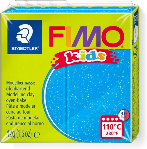 [8030-312] STAEDTLER MOD. CLAY FIMO KIDS BLUE GLITTER