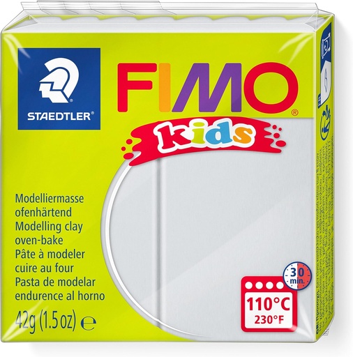 [8030-80] STAEDTLER MOD. CLAY FIMO KIDS LIGHT GREY