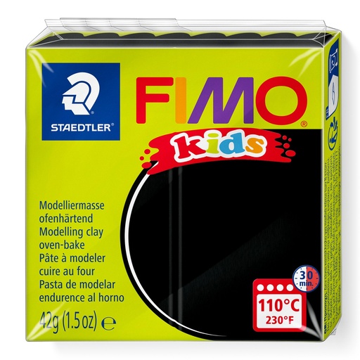 [8030-9] STAEDTLER MODELING CLAY FIMO KIDS 42G BLACK 8030-9