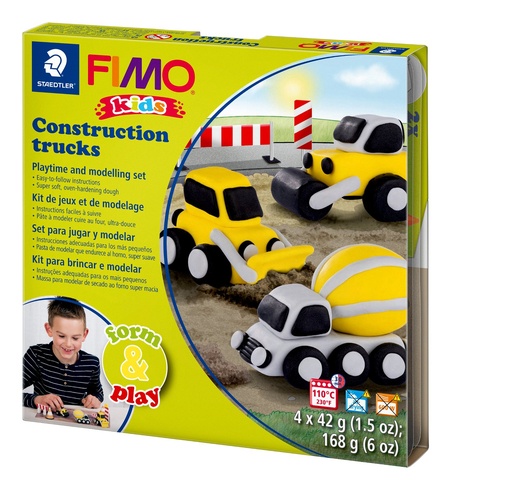 [8034 30 LZ] STAEDTLER SET MODELLING CLAY FIMO KIDS FORM PLAY CONSTRUCTION 8034 30 LZ