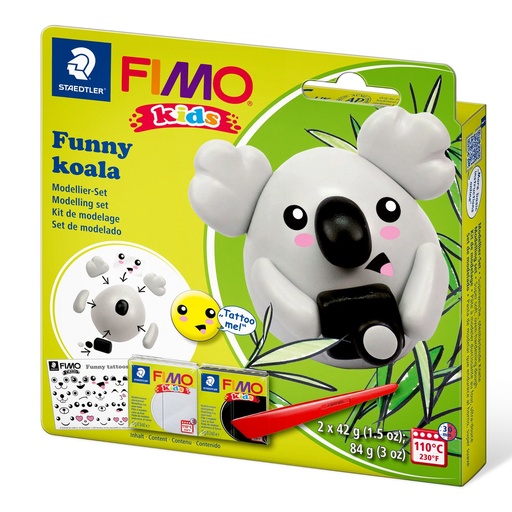 [8035 19] STAEDTLER SET MODELLING CLAY FIMO KIDS FUNNY KOALA 8035 19