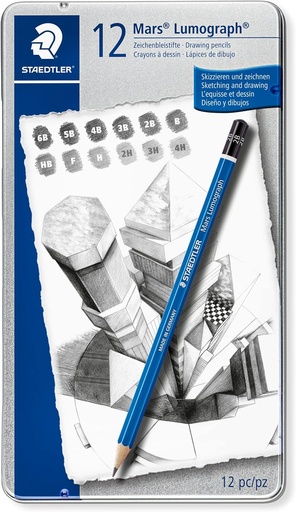 [100 G12] STAEDTLER PENCIL MARS LUMOGRAPH X12 100% PEFC