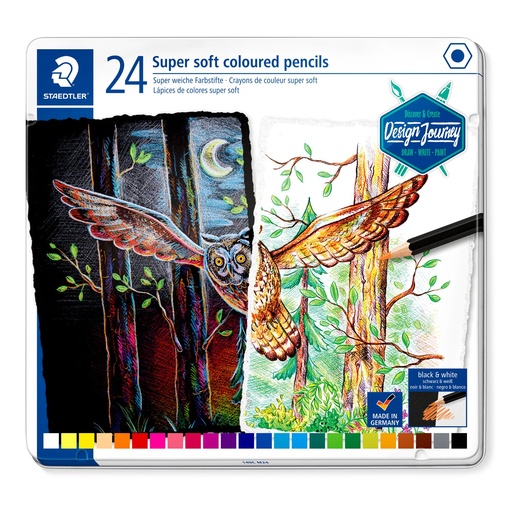 [149C M24] STAEDTLER COLOURED PENCIL SOFT 24 PCS SET  149C M24