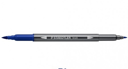 [3001-3] STAEDTLER DOUBLE-ENDED WATERCOL. BLUE