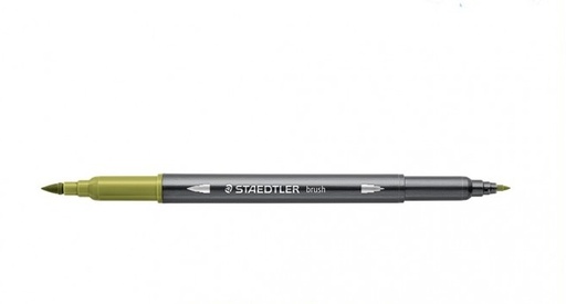 [3001-57] STAEDTLER DOUBLE-ENDED WATERCOL. OLIVE GREEN