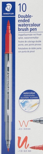 [3001-581] STAEDTLER DOUBLE-ENDED WATERCOL.TURQU. GREEEN