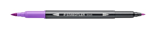 [3001 -62] STAEDTLER DOUBLE-ENDED WATERCOLOUR BRUSH PEN - LAVENDER