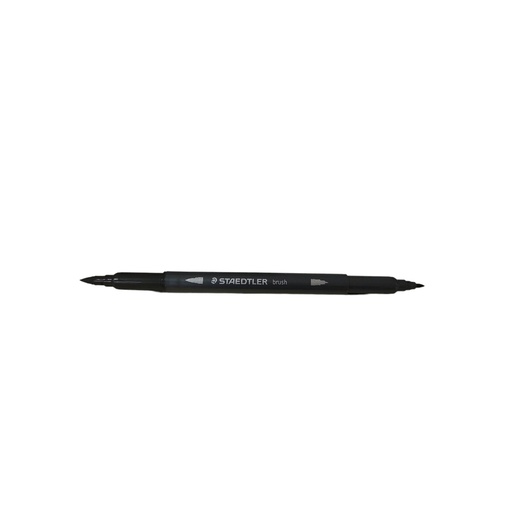 [3001-9] STAEDTLER DOUBLE-ENDED WATERCOL. BLACK