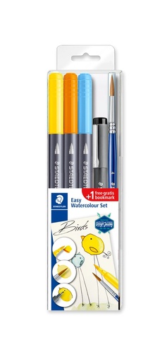 [3001STB5-1] STAEDTLER MIXED SET EASY WATERCOLOUR BIRDS