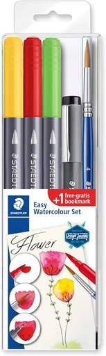 [3001STB5-2] STAEDTLER MIXED SET EASY WATERCOLOUR FLOWER