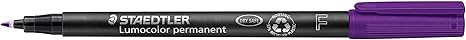 [318-6] STAEDTLER LUMOCOLOR INIVERSAL PERMANENT FINE PEN VIOLET 318-6