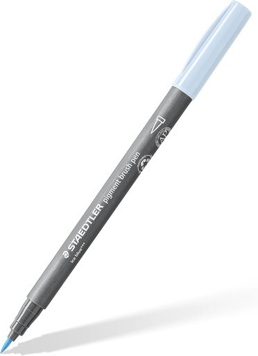 [371-310] STAEDTLER PIGMENT BRUSH PEN ICE BLUE 371-310