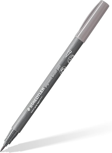 [371-840] STAEDTLER PIGMENT BRUSH PEN WARM GREY LIGHT 371-840