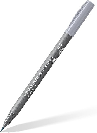 [371-870] STAEDTLER PIGMENT BRUSH PEN COOL GREY 371-870