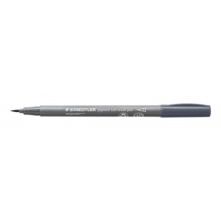 [372-871] STAEDTLER PIGMENT SOFT BRUSH PEN COOLGREY DRK