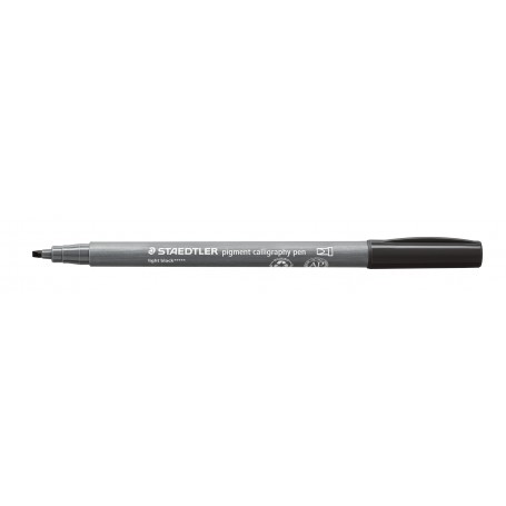 [375-90] STAEDTLER PIGMENT CALLIGRAPHY PEN LIGHT BLACK