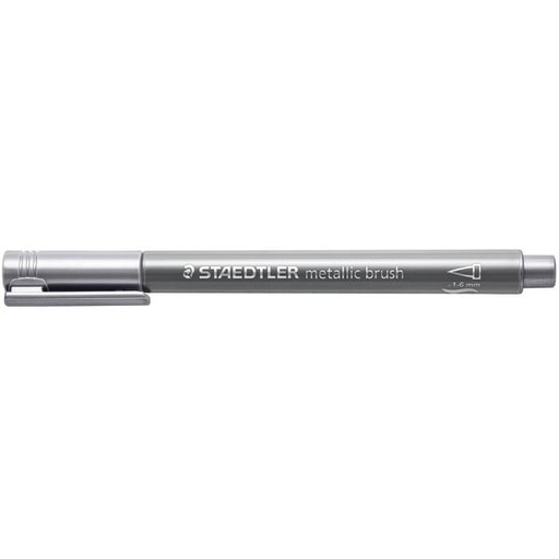 [8321-81] STAEDTLER MARKER METALLIC BRUSH SILVER