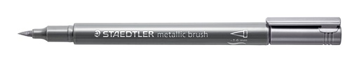 [8321-81] STAEDTLER METALLIC MARKER BRUSH SILVER 8321-81