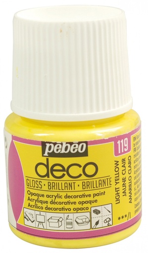 [92119] PEBEO DECO BR 45ML LIGHT YELLOW