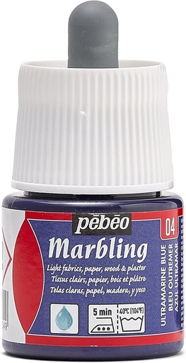[130-004] PEBEO MARBLING 45ML ULTRAMARINE BLUE