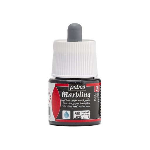 [130-009] PEBEO MARBLING 45ML BLACK