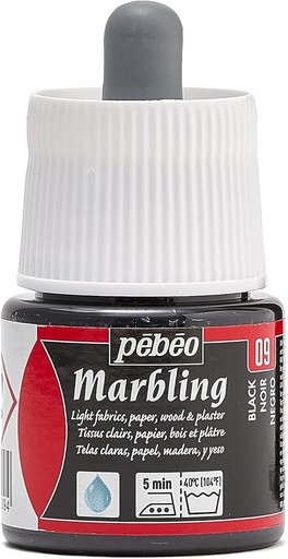 [130-009] PEBEO MARBLING 45ML BLACK