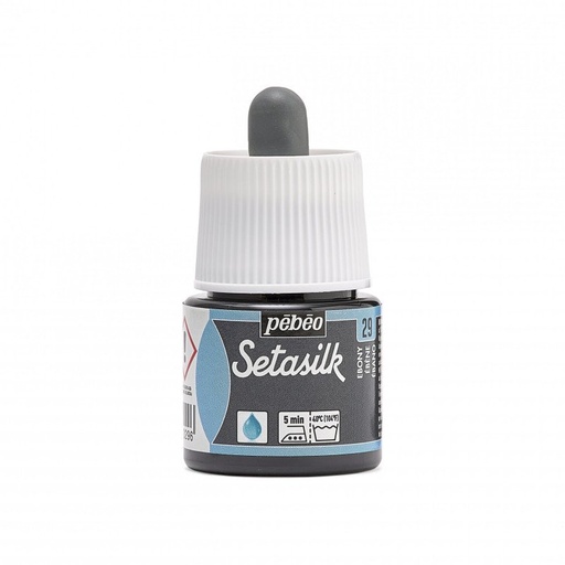 [181-029] PEBEO SETASILK 45ML EBONY