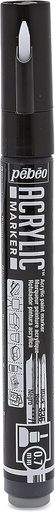 PEBEO ACRYLIC MARKER 0.7 TIP BLACK