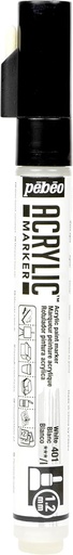 PEBEO ACRYLIC MARKER 1.2 TIP WHITE