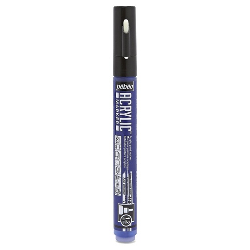 [201419] PEBEO ACRYLIC MARKER 1.2 TIP ULTRAMARINE BLUE