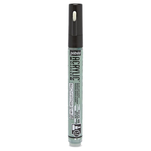 [201425] PEBEO ACRYLIC MARKER 1.2 TIP GREEN GREY