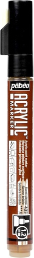 PEBEO ACRYLIC MARKER 1.2 TIP BURNT SIENNA