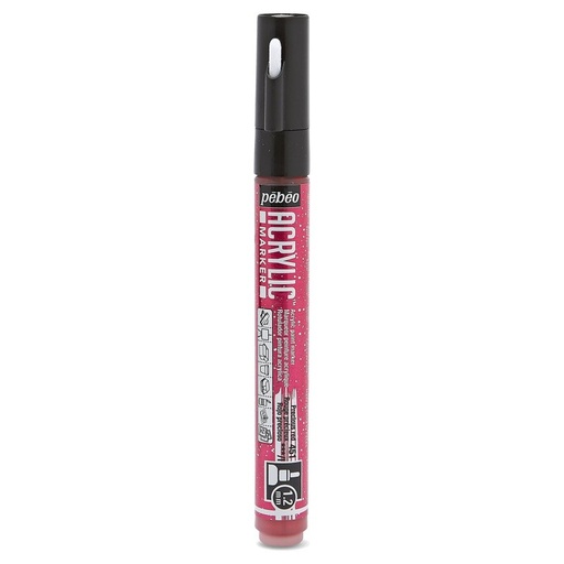 PEBEO ACRYLIC MARKER 1.2 TIP PRECIOUS RED