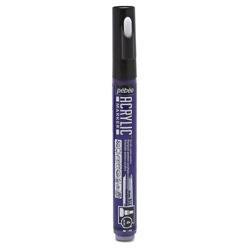 [201513] PEBEO ACRYLIC MARKER 4MM TIP VIOLET